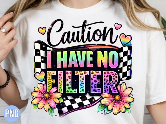 Download Caution No Filter Leopard Floral PNG - Filter Collection