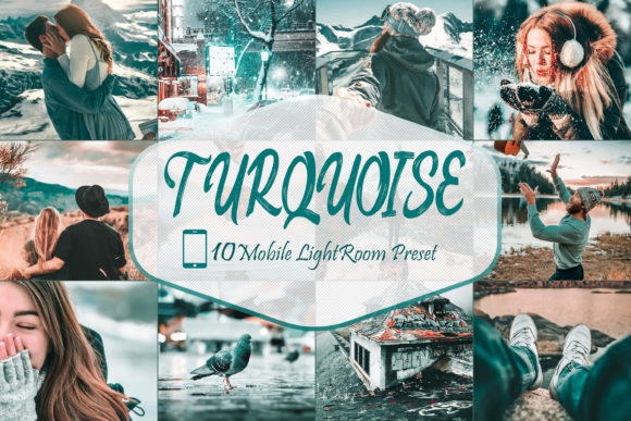 Download 10 Turquoise LR Mobile Presets - Lr mobile Collection